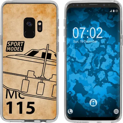 Produktbild von PhoneNatic Case kompatibel mit Samsung Galaxy S9 Silikon-Hülle Space U.F.O. M1