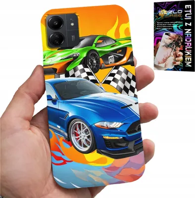 Zdjęcie produktu dla Etui Do Xiaomi Poco C65 - Dla Dzieci, Samochody Wyścigowe Wyścigi