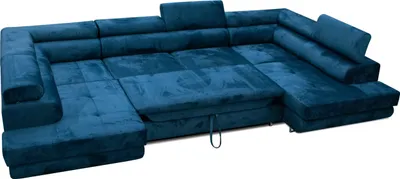 Produktbild von E-ZIMPAZ Ecksofa mit Schlaffunktion und Bettkasten MONTANA XL Eckcouch U-Form Sofa Wohnzimmersofa XXL Wohnlandschaft Couchgarnitur - Hellgrau MH84
