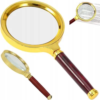 Produktbild von Verk 09033 Handlupe klassisch gold