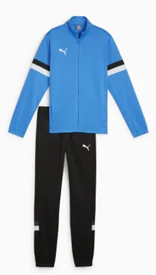 Productafbeelding van Puma Team Rise trainingspak, blauw/zwart, voor jongens, maat 9-10 jaar, blauw/zwart