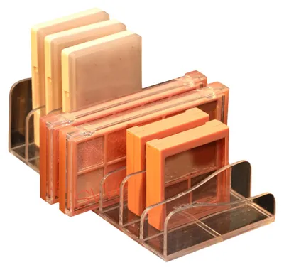 Productafbeelding van Make-up organizer met compartimenten, transparant, voor het opbergen van make-up, geschikt voor een make-uptafel
