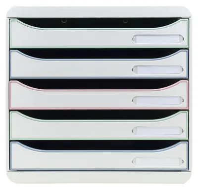 Productafbeelding van Exacompta Archiveringsmodule Big Box Plus, 5 laden, assorti. 309303D