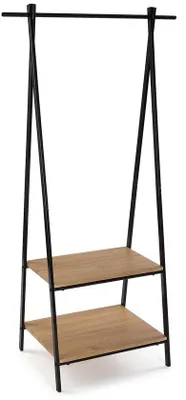 Productafbeelding van Industrieel Stijl Kapstok 150 x 45 x 75 cm, Zwart