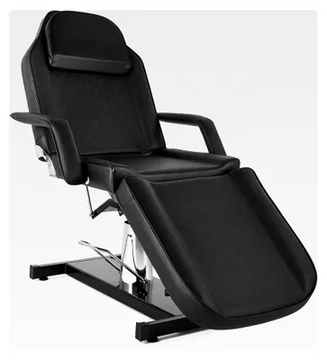 Produktbild von Hydraulische Kosmetikliege Therapieliege Massageliege Tattoo-Liege Gesichtsbett Massagetisch (Schwarz)
