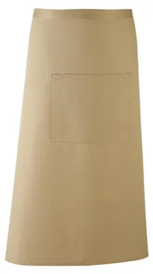 Produktbild von Premier Workwear PR158 | Barschürze Colours - 90 x 80 cm - Hauswäsche: bis 60 °C - Farbe: Khaki (ca. Pantone 7503) - Größe: 90 x 80 cm