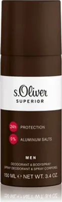 Produktbild von s.Oliver Superior Men Deodorant Spray 3 x 50 ml Reisegröße