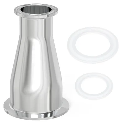 Reduzierstück 3" x 2" Rohr-Außendurchmesser, 304 Edelstahl, Tri-Clamp