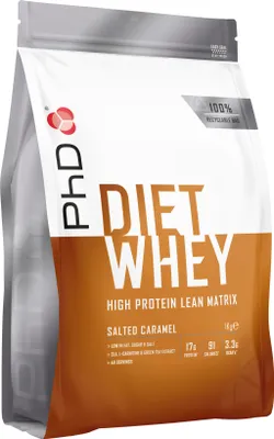 Produktbild von PhD Diet Whey (1000g) Salted Caramel - Eiweiße - Protein-Mischung