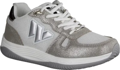 Produktbild von Wellbe Sydney Damen-Sneaker, Silver/White, Leder/Textil, Wechselfußbett - Damenschuhe Top Trends, Grau, leder/textil (leicht wasserabweisend)