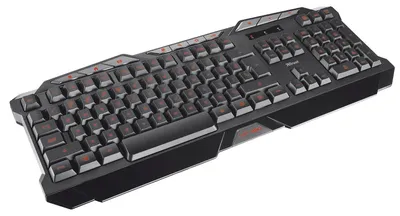 Produktbild von GXT 280 LED Illuminated Tastatur DE schwarz LED-Beleuchtung Medientasten