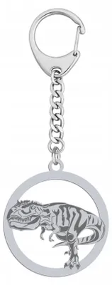 Produktbild von Mejk Jewellery Schlüsselanhänger Gigantozaurus Silber 925 Gravur