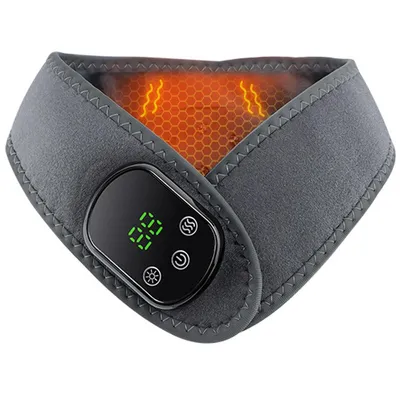 Produktbild von Elektrische Heizkissen Nackenmassagegerät, 5 Wärmestufen, 3 Vibrationsmodi, 1800mAh Akku, USB wiederaufladbar,Massagegerät für Nacken und Schultern