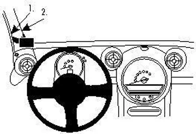 Produktbild von Brodit ProClip Fahrzeughalter 804566 - Linksbefestigung - Mini Cooper Countryman 10-16, Mini Paceman 13-16