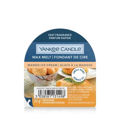 Obrázok produktu pre Yankee Candle MANGO ICE CREAM - vonný vosk 22g