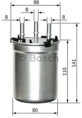 Produktbild von Bosch Kraftstofffilter für Audi A1