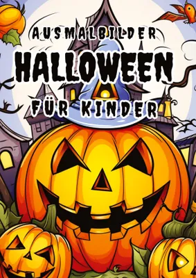 Produktbild von Ausmalbuch Halloween für Kinder
