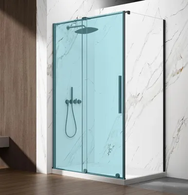 Zdjęcie produktu dla Gelco SPIRIT BLACK, boczna ścianka, 900 mm, szkło przezroczyste - GI3590B