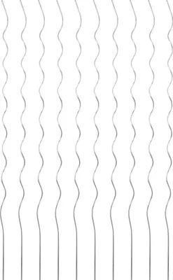 Produktbild von ACAZA Tomatenspirale - Set von 10 Stück - Pflanzenstütze - Pflanzenpfahl - H 175cm - Metall - Tomatenstütze - Pflanzenstütze Spirale