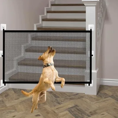 Zdjęcie produktu dla Bramka bezpieczeństwa dla psów schodowa 72X110 cm składana