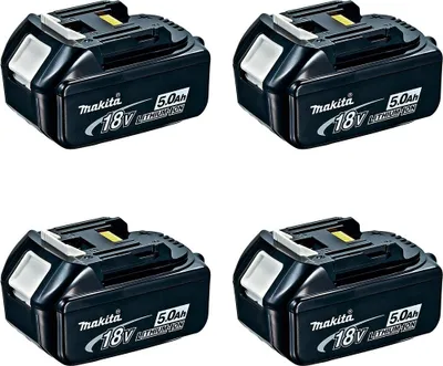 Produktbild von Pack mit 4 baterías MAKITA BL1850 (18V - 5,0 Ah)