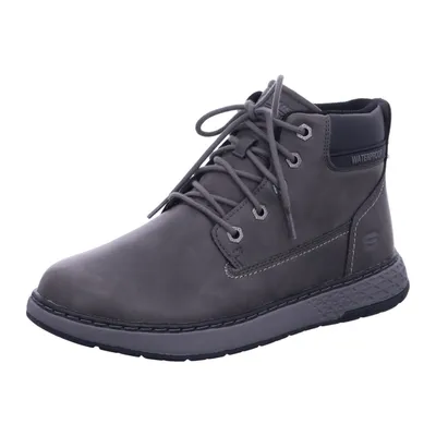 A single gray boot is shown against a white background.