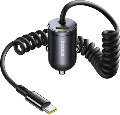 Produktbild von Baseus Tiny Star Mini, Auto, Zigarettenanzünder, 1 m, Schwarz