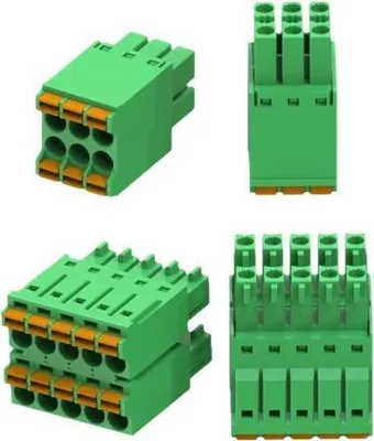 Image de Teltonika PR5MEC15 bornier 2 x 5, 2 x 3 Vert