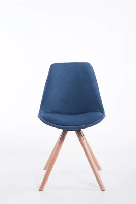 Image de Chaise visiteur Toulouse Tissu Natura Rond bleu