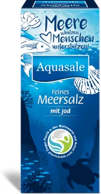 Produktbild von Aquasale Meersalz mit Jod 500g