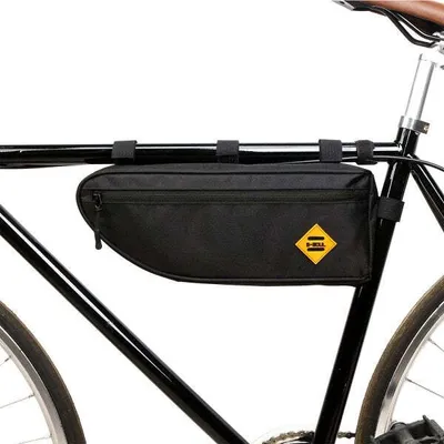 Produktbild von Fahrrad Tasche Befestigung in Schwarz wasserfest für Lampe Fahrradpumpe