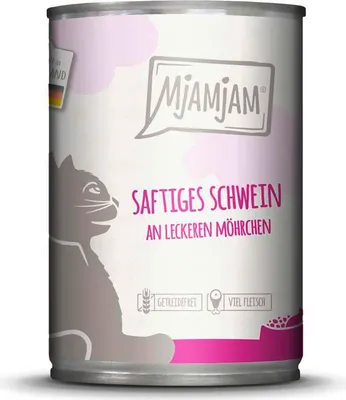 Produktbild von Mjamjam 400gx6 Schwein & Möhrchen
