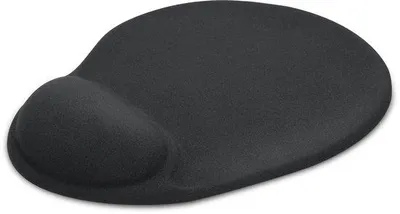 Produktbild von Unyqoos® Ergonomisches schwarzes Mauspad mit Gelkissen und Handgelenkstütze – komfortable Mausunterlage für alle Mausarten