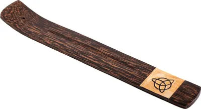 Produktbild von Räucherstäbchenhalter - Triquetra aus Holz