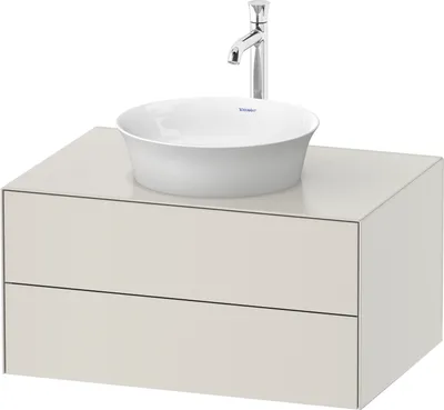 Produktbild von DURAVIT WT498503939 WTU White Tulip wandhängend, 2 SchKa
