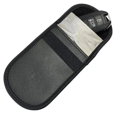 Produktbild von Faraday-Tasche für Auto-Schlüsselanhänger, Signalschutz – Diebstahlschutz