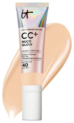 Produktbild von IT Cosmetics CC+ Cream Nude Glow LSF 40, 32 ml, getöntes Serum