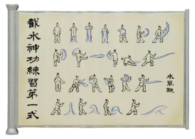 Produktbild von Avatar Der Herr der Elemente Replik Waterbending Scroll