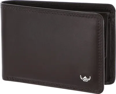 Immagine prodotto di Golden Head Pelle portafoglio Polo RFID Protect Minischeintasche 1194 Dunkelbraun marrone scuro