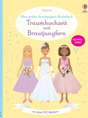 Produktbild von Mein großes Anziehpuppen-Stickerbuch: Traumhochzeit und Brautjungfern