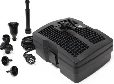 Produktbild von Famanu 3-in-1 Teichfilter und Springbrunnenpumpe mit UVC-Reinigung - 1000 l/h, 28 W, inklusive Filtermedium