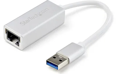 Immagine prodotto di Adattatore di rete da USB 3.0 a Gigabit di StarTech.com - Argento