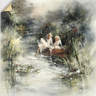 Produktbild von ARTland Wandbild, selbstklebend Frühlingsschein Größe: 40x40 cm