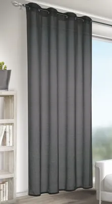 Produktbild von Ösenschal "Alex" - Vorhang mit Ösen von Albani: 245x140cm / Grau Größe (HxB): 245x140cm Farbe: Grau