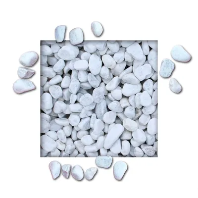 Produktbild von 25 kg Marmorkies Carrara Weiss verschiedene Körnungen direkt vom KiesKönig® 25/40 mm