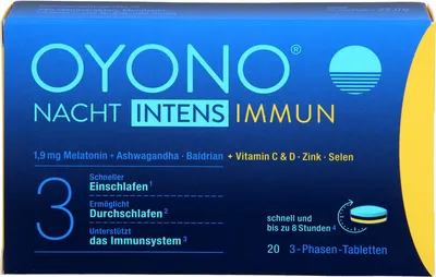 Produktbild von OYONO Nacht Intens Immun 3-Phasen Tabletten, 20 St. Tabletten