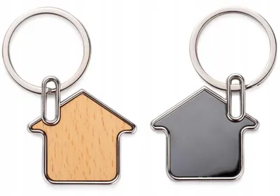 Image de Asgard Porte-clés Maison Élégant Double Face