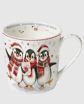 Produktbild von Kaffeebecher Pinguine, Tasse Kaffee, Teetasse, Winter, Weihnachten