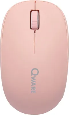 Imagen del producto de Qware Wireless Mouse Bristol – Ratón inalámbrico para oficina, compatible con PC y portátil, color rosa
