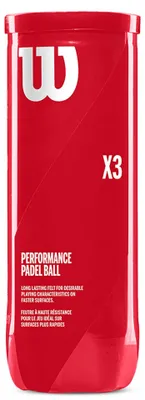 Zdjęcie produktu dla Opakowanie 3 piłek do padla Wilson, seria 'x3 Ball Can'